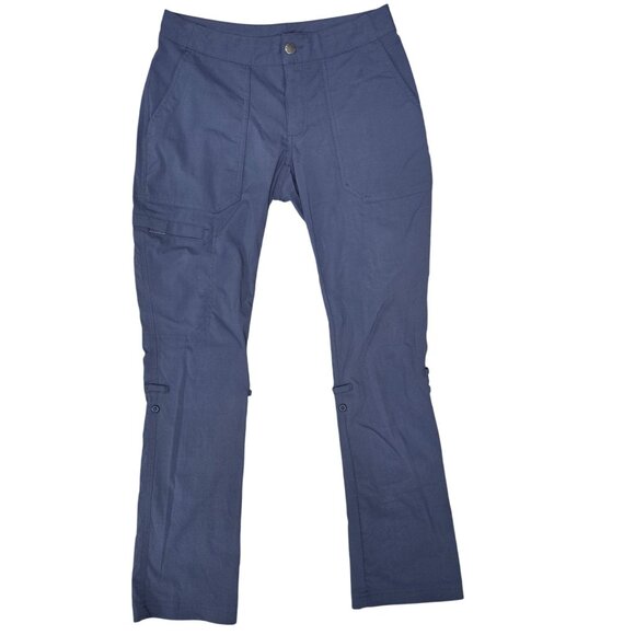 Columbia Womens Convertible Cargo Pants Size 2 Short Blue - Picture 1 of 5